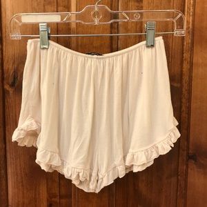 Brandy Melville pale pink shorts